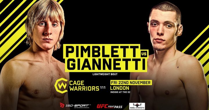 Cage Warriors 111: Paddy Pimblett vs. Joe Giannetti Bout Added