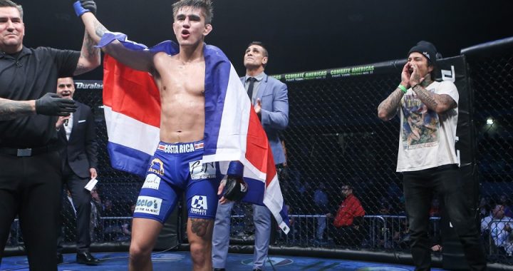 Andrew Barquero submits Eduardo Alvarado in Combate Americas headliner