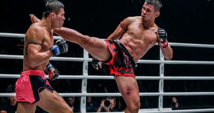 Nong-O Gaiyanghadao delivers stunning finish of Saemapetch Fairtex