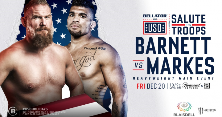 Bellator & the USO Team up to Salute the Troops with Special Live Event in Hawaii on Friday, Dec. 20