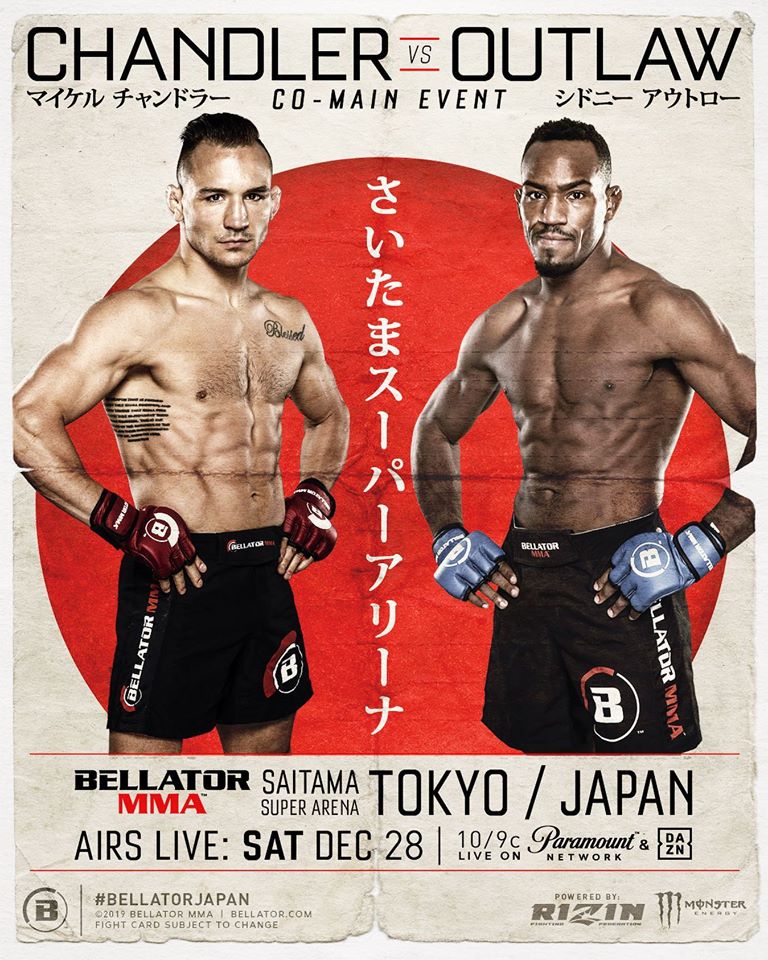 Sidney Outlaw, Bellator Japan, Michael Chandler