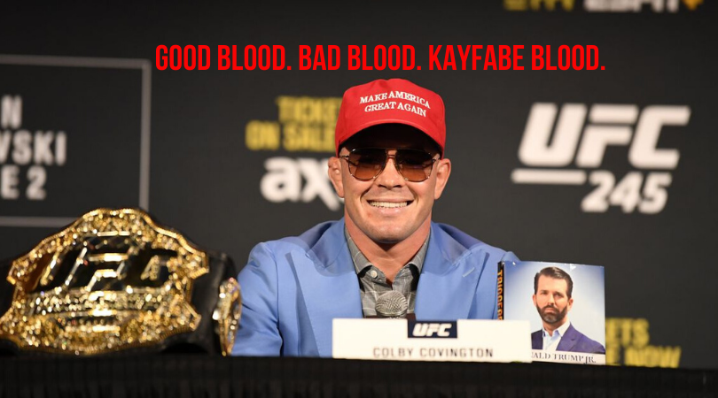 Kayfabe, UFC 245, Colby Covington