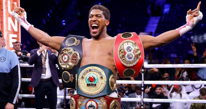 Anthony Joshua could lose a heavyweight title