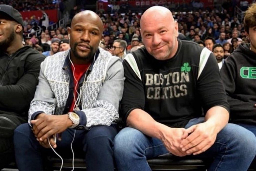 Dana White and Floyd Mayweather