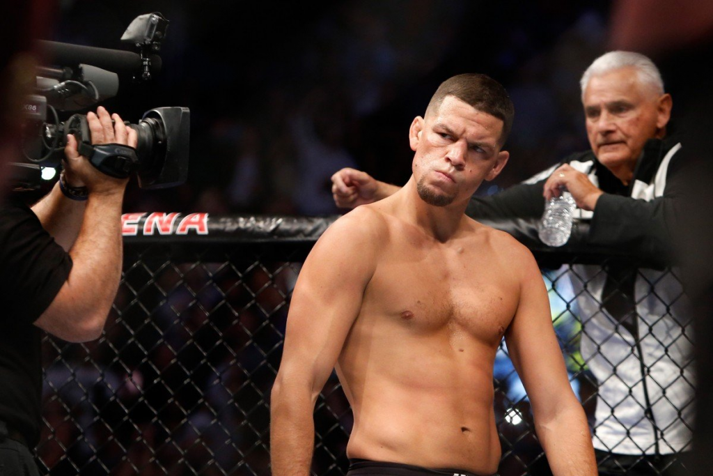 Nate Diaz slams Kamaru Usman vs. Gilbert Burns booking at ...