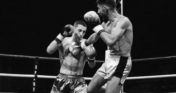 Jordi Requejo in his bout against Mickael Pignolo at BFS 1 Nimes