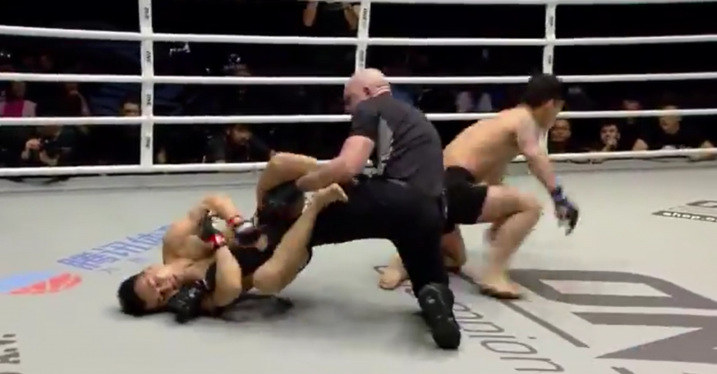 Fighter submits referee after knockout at ONE Championship: New Tomorrow