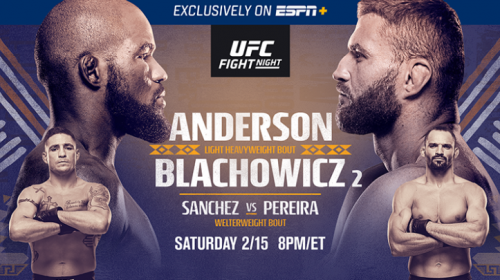 UFC Rio Rancho weigh-in results - Anderson vs. Blachowicz 2