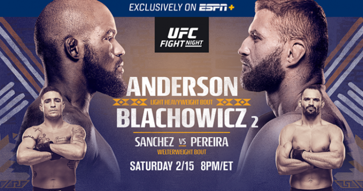 UFC Rio Rancho weigh-in results - Anderson vs. Blachowicz 2