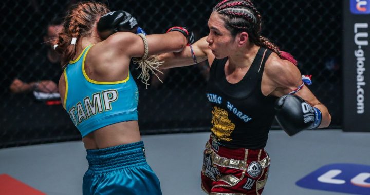 Janet Todd stuns Stamp Fairtex to win ONE atomweight kickboxing world title by split decision