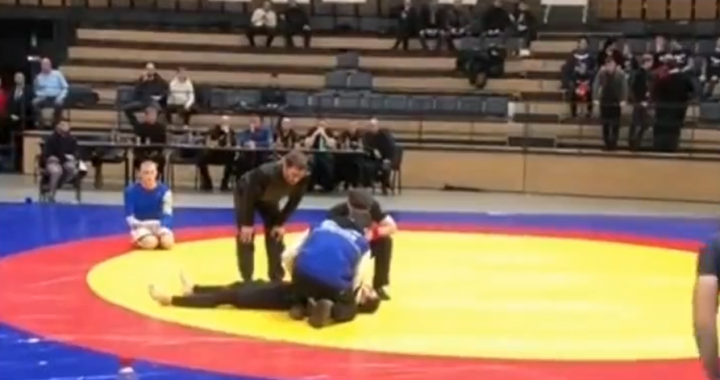 Man paralyzed after attepting flying armbar in competition - VIDEO