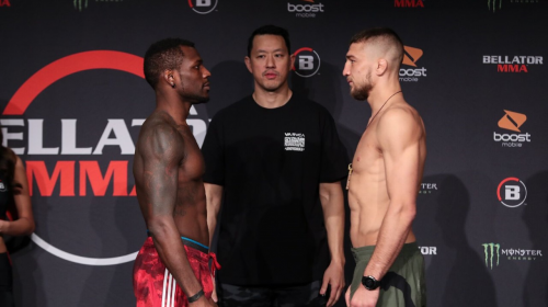 Bellator 239 - Welterweight Main Event: Ed Ruth (170.9) vs. Yaroslav Amosov (170.1)