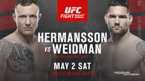 Oklahoma City, Jack Hermansson, Chris Weidman