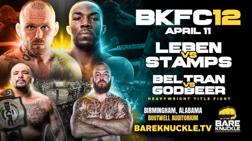 Chris Leben & Former University of Alabama Linebacker Marcel Stamps Square Off in BKFC 12 Main Event