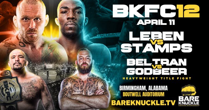 Chris Leben & Former University of Alabama Linebacker Marcel Stamps Square Off in BKFC 12 Main Event