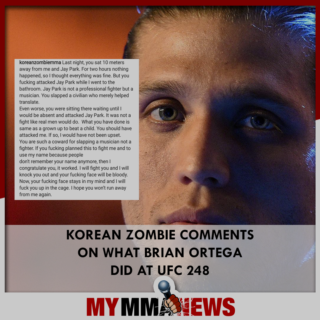 Korean Zombie, Brian Ortega, UFC 248