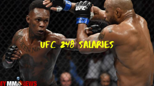 UFC 248 salaries, Adesanya tops list at $500,00