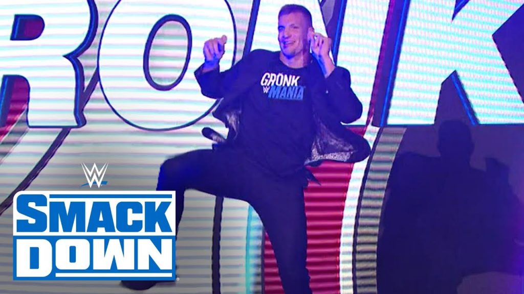 Rob Gronkowski makes WWE Smackdown debut without fans in attendance