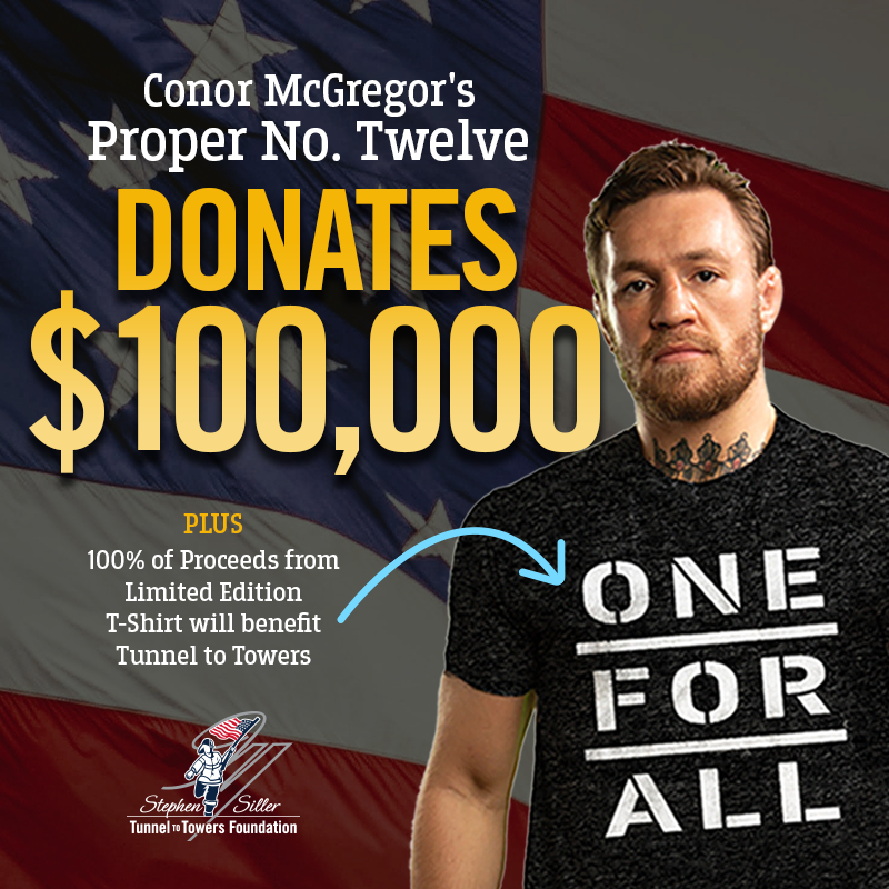 Conor McGregor’s Proper No. Twelve Donates to newly formed COVID-19 Fund