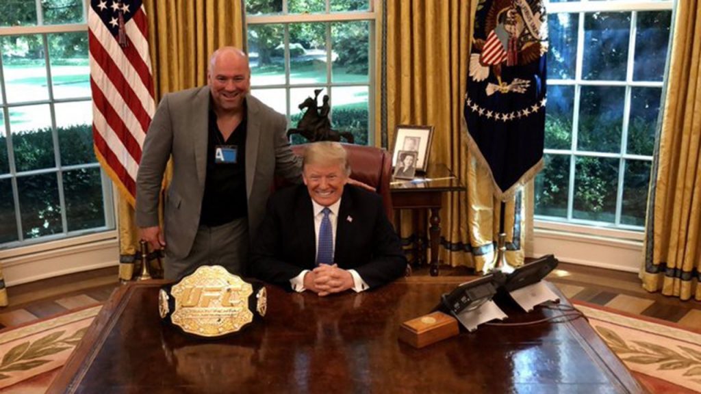 Dana White says President Trump calls him the Monday after fights