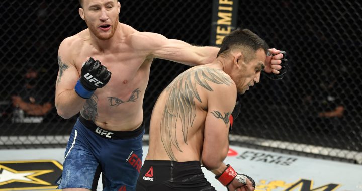 Justin Gaethje batters Ferguson to win interim title