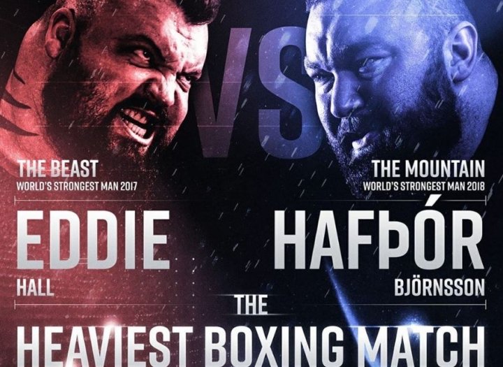 "The Mountain" Thor Bjornsson to Box Eddie Hall, World's ...