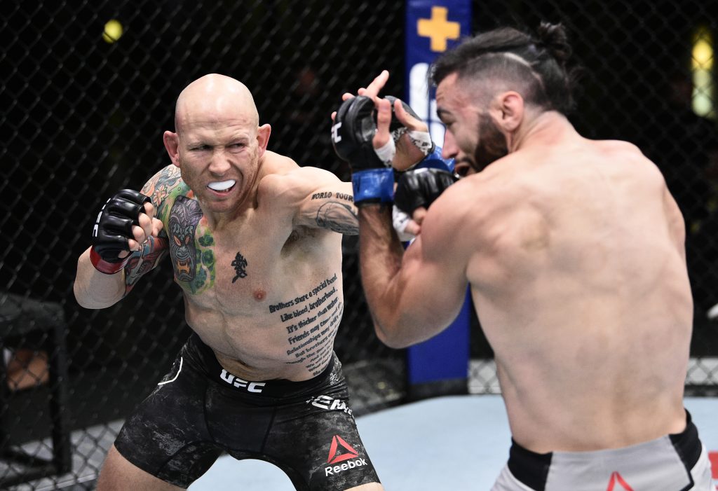 Josh Emmett powers his way through to decision win over Shane Burgos