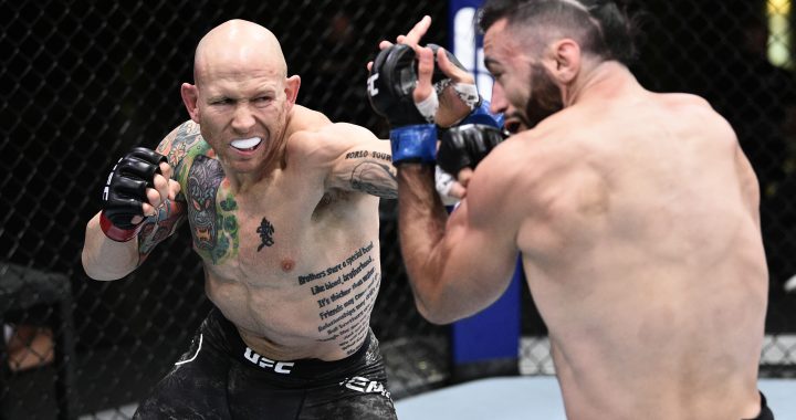 Josh Emmett powers his way through to decision win over Shane Burgos