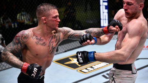 Dustin Poirier defeats Dan Hooker in potential "Fight of the Year" candidate