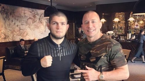 St-Pierre Explains Why He Wanted to Fight "Unbeatable" Khabib