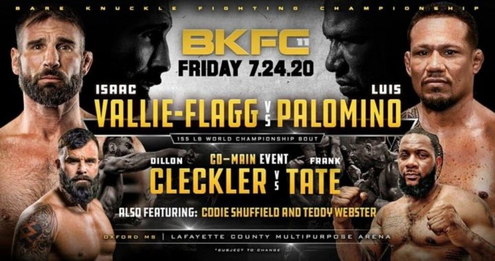 Bare Knuckle FC 11 results - Vallie-Flagg vs. Palomino – Lightweight Championship