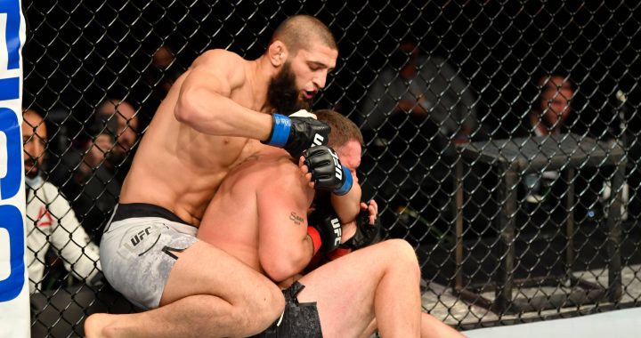 Khamzat Chimaev submits John Phillilps in UFC debut, ufc fight night