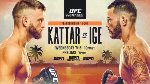 UFC on ESPN 13 results - Kattar vs. Ige