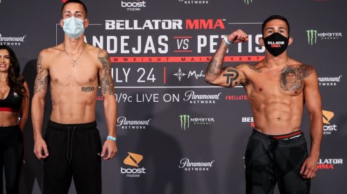 Bellator 242 weigh-in results - Bandejas vs. Pettis