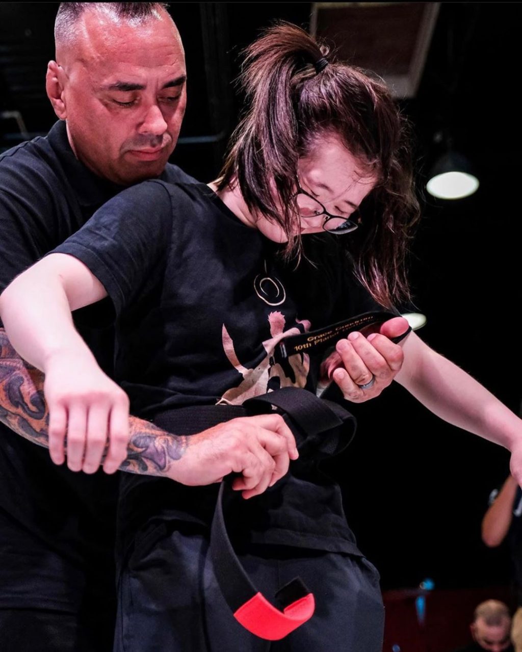 Eddie Bravo, Grace Gundrum, black belt