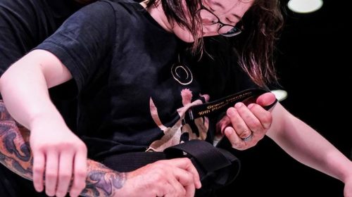 Eddie Bravo, Grace Gundrum, black belt