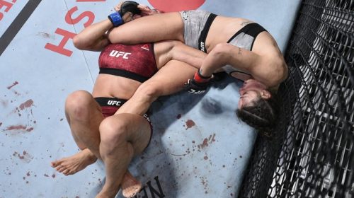 Mackenzie Dern takes out Randa Markos with ease, scores first round armbar