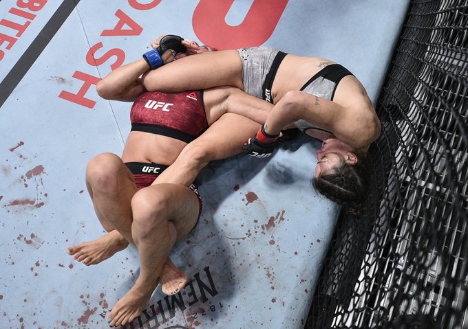 Mackenzie Dern takes out Randa Markos with ease, scores first round armbar