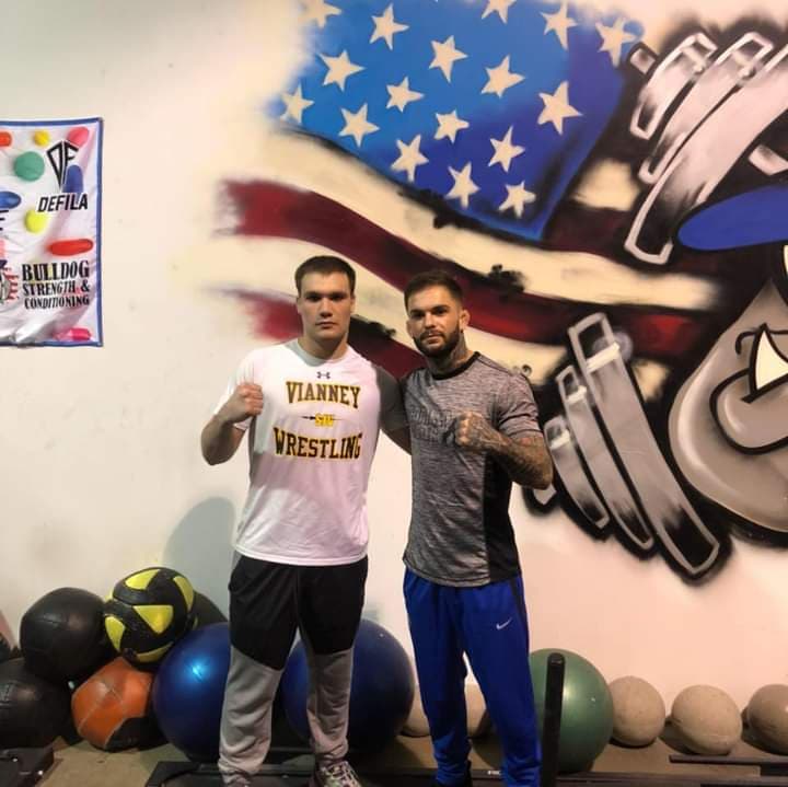 Nick Caracappa with Cody Garbrandt