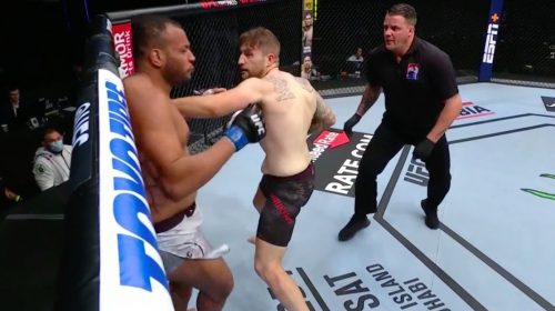 Chris Daukaus violently finishes Rodrigo Nascimento in just 45 seconds at UFC Fight Island 5