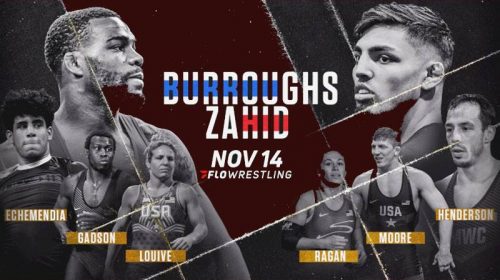 Jordan Burroughs is back in action as he takes on Zahid Valencia