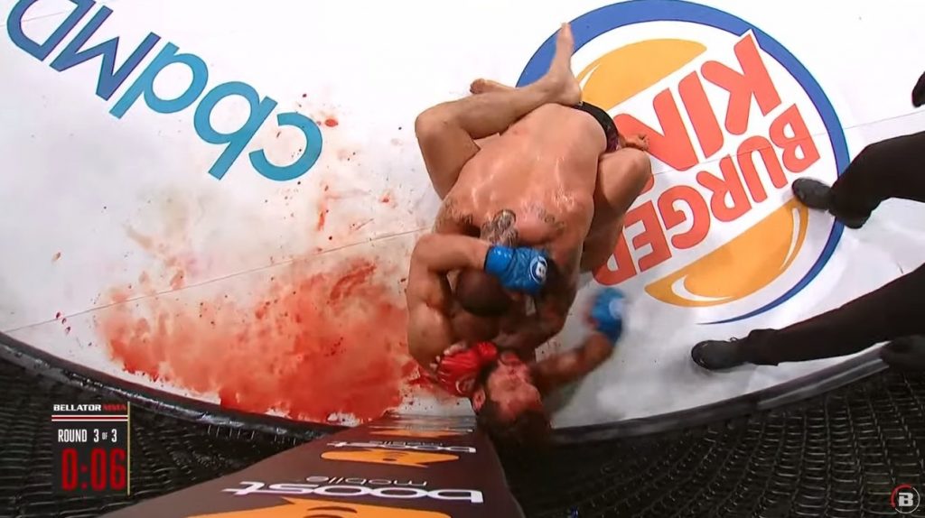 Austin Vanderford dominates Vinicius de Jesus for three rounds at Bellator 251