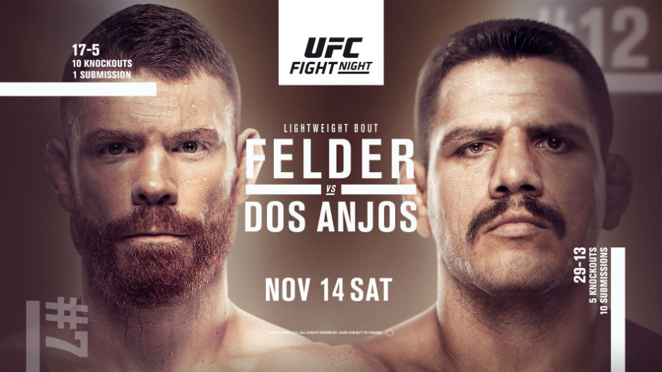 UFC Vegas 14 results - Dos Anjos vs. Felder