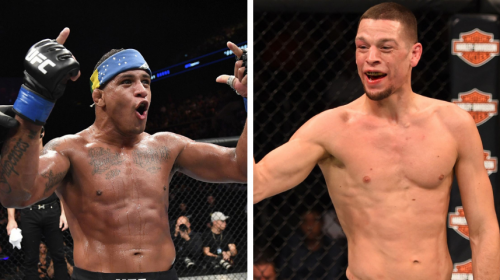 Gilbert Burns challenges Nate Diaz to $400k winner take all grappling match