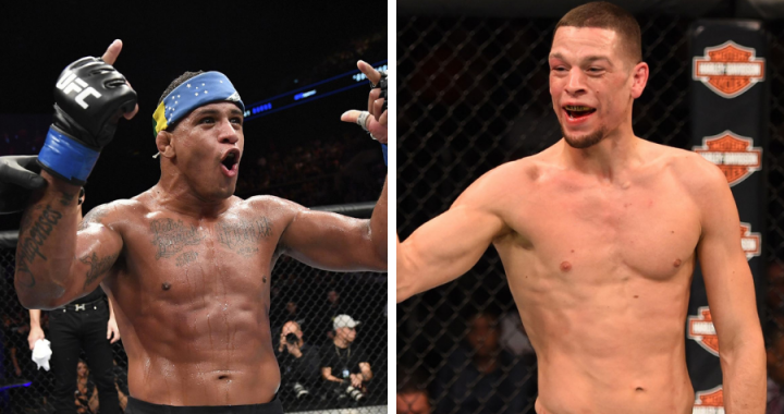 Gilbert Burns challenges Nate Diaz to $400k winner take all grappling match