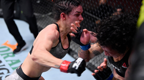 Mackenzie Dern wins close decision over Virna Jandiroba at UFC 256