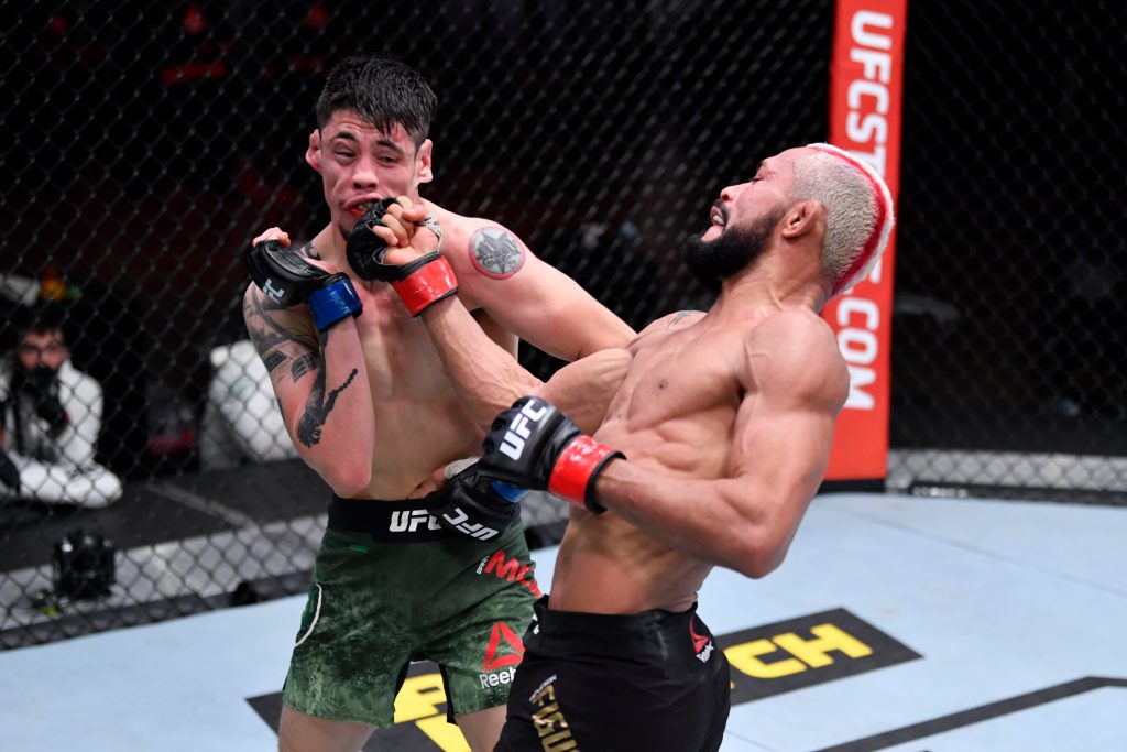 Deiveson Figueiredo vs. Brandon Moreno ends in a draw at UFC 256