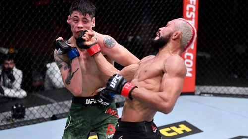 Deiveson Figueiredo vs. Brandon Moreno ends in a draw at UFC 256