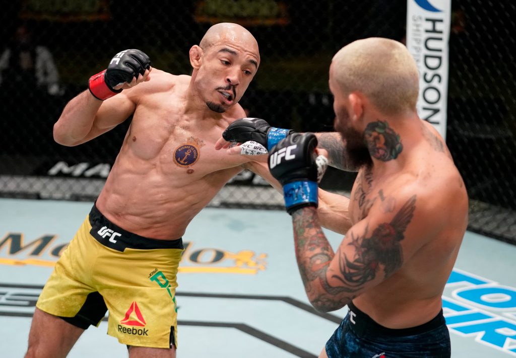 Jose Aldo out-pressures Marlon Vera results in Co-main