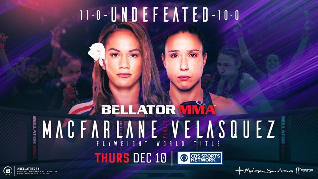 Bellator 254 results - Macfarlane vs. Velasquez